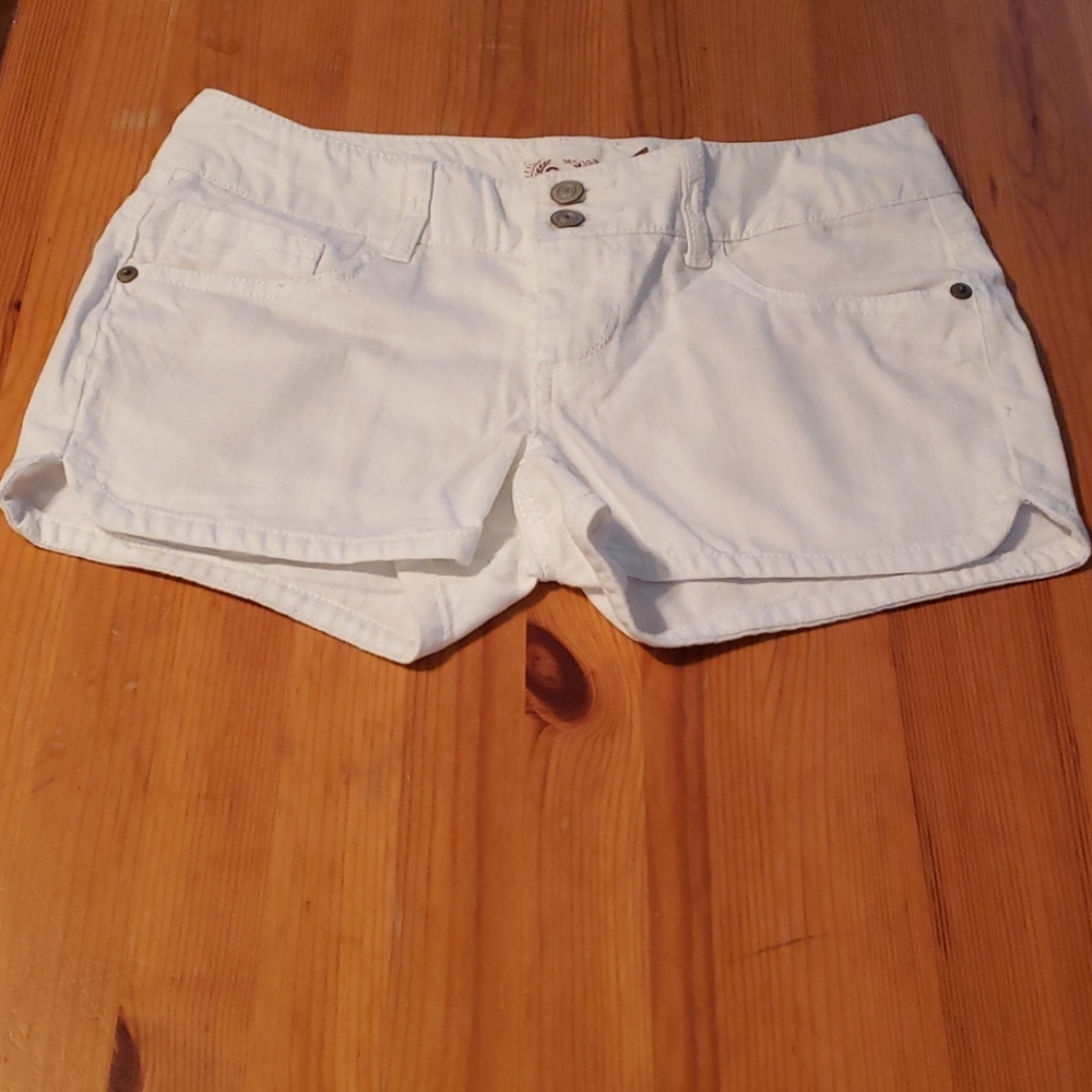 SO White Denim Shorts